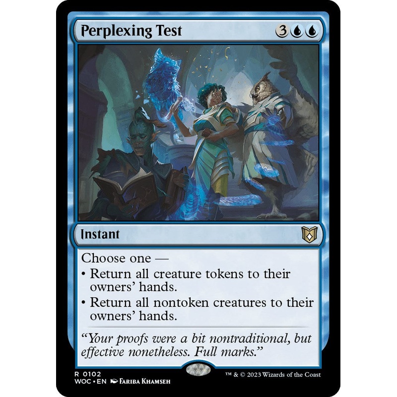 Perplexing Test [Wilds of Eldraine Commander]