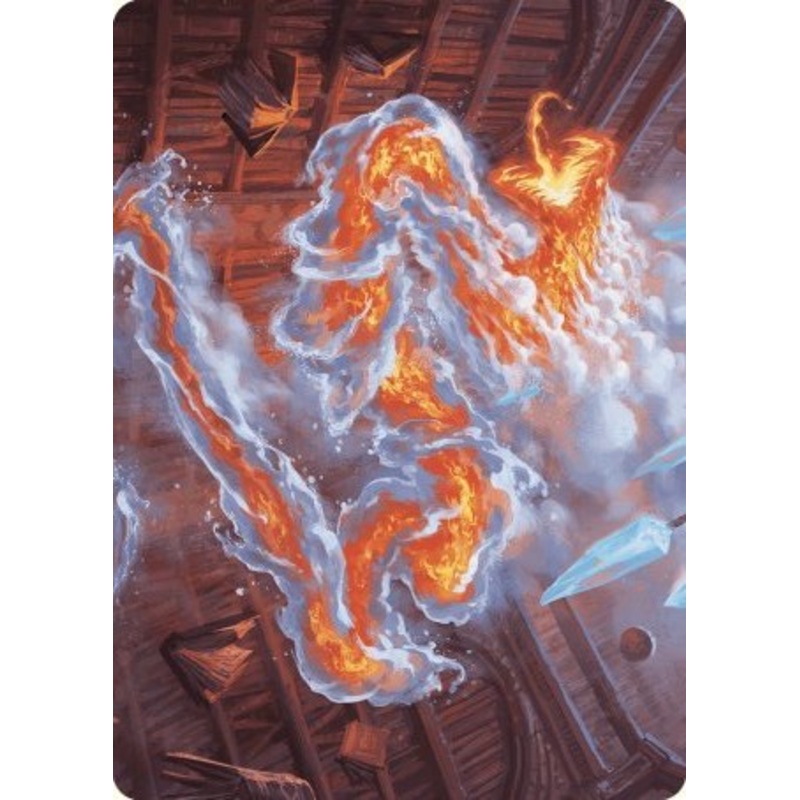 Scalding Viper Art Card [Wilds of Eldraine Art Series]