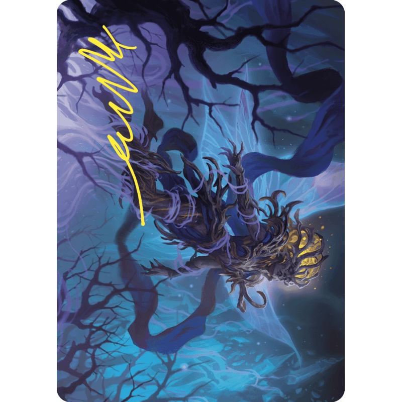 Sleep-Cursed Faerie Art Card (Gold-Stamped Signature) [Wilds of Eldraine Art Series]