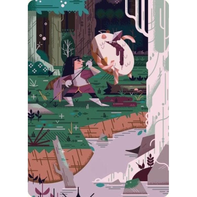 Stab Wound Art Card [Wilds of Eldraine Art Series]