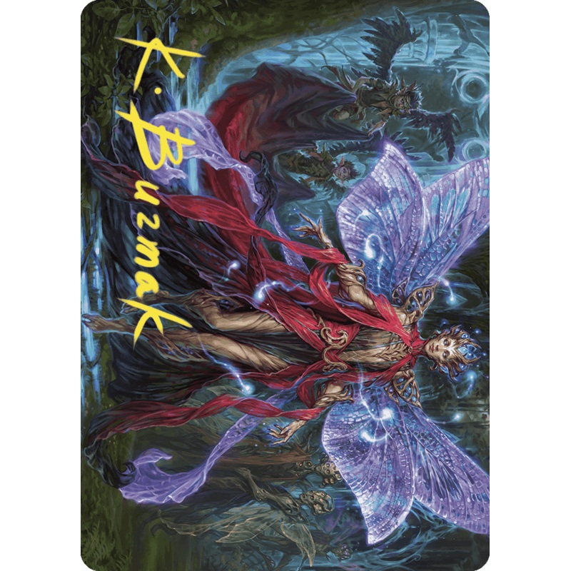 Tegwyll, Duke of Splendor Art Card (Gold-Stamped Signature) [Wilds of Eldraine Art Series]
