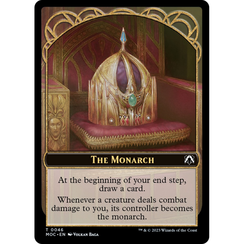 The Monarch // Shapeshifter Double-Sided Token [March of the Machine Commander Tokens]