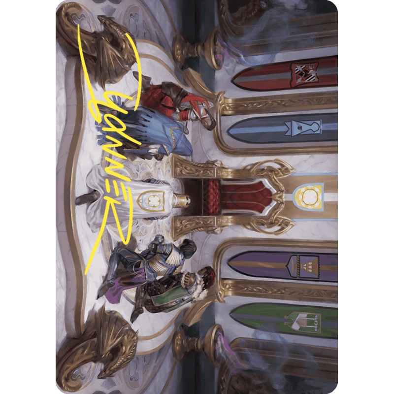 Throne of Eldraine Art Card (Gold-Stamped Signature) [Wilds of Eldraine Art Series]