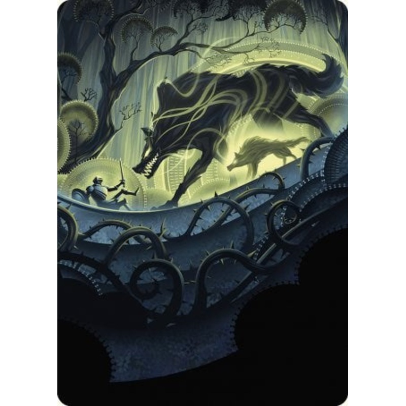 Unnatural Growth Art Card [Wilds of Eldraine Art Series]