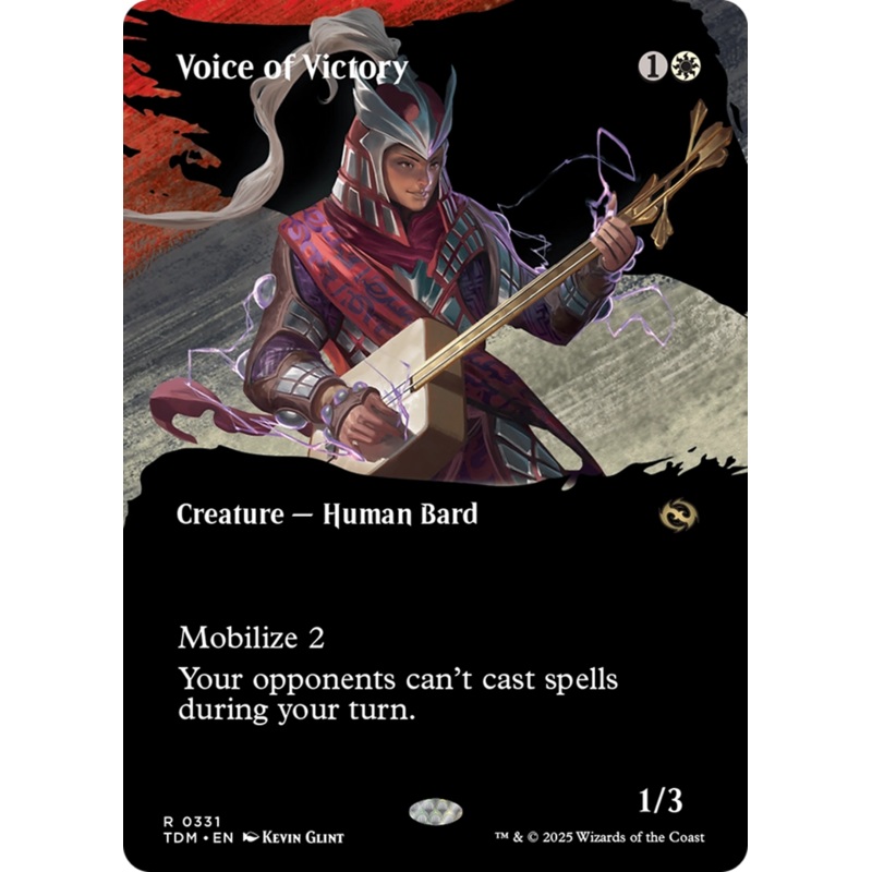 Voice of Victory (Borderless) [Tarkir: Dragonstorm]