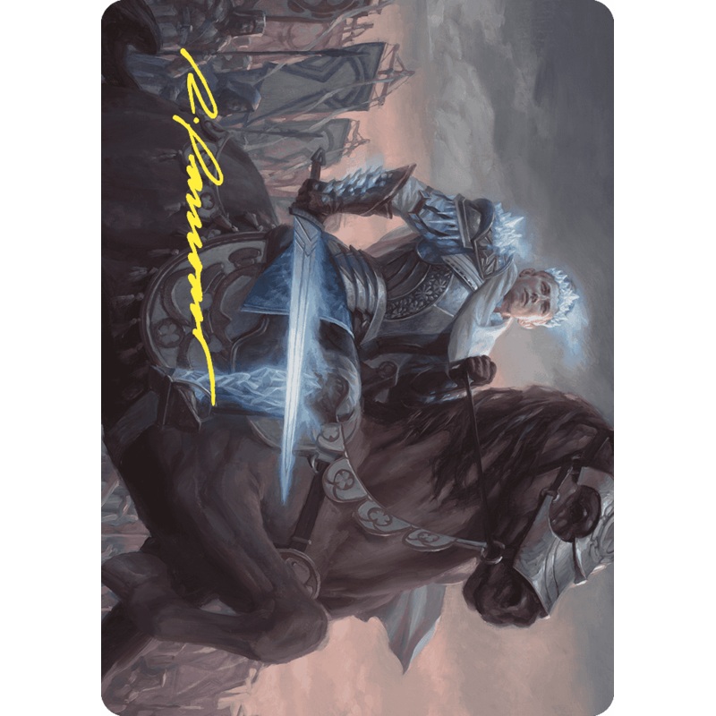 Will, Scion of Peace Art Card (Gold-Stamped Signature) [Wilds of Eldraine Art Series]