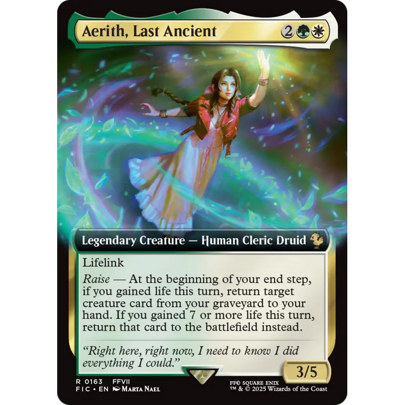 Aerith's Curaga Magic - Heroic Intervention [Secret Lair Drop Series]