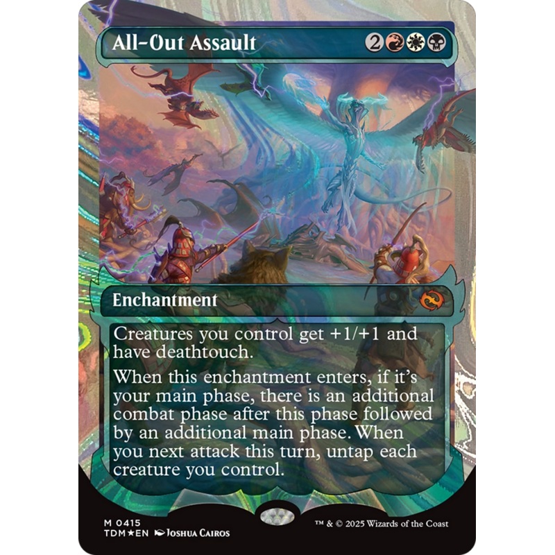 All-Out Assault (Showcase) (Halo Foil) [Tarkir: Dragonstorm]