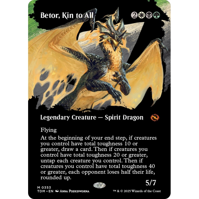 Betor, Kin to All (Borderless) [Tarkir: Dragonstorm]