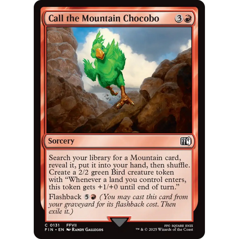 Call the Mountain Chocobo [FINAL FANTASY]