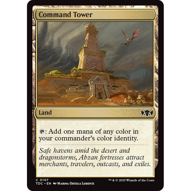 Command Tower [Tarkir: Dragonstorm Commander]