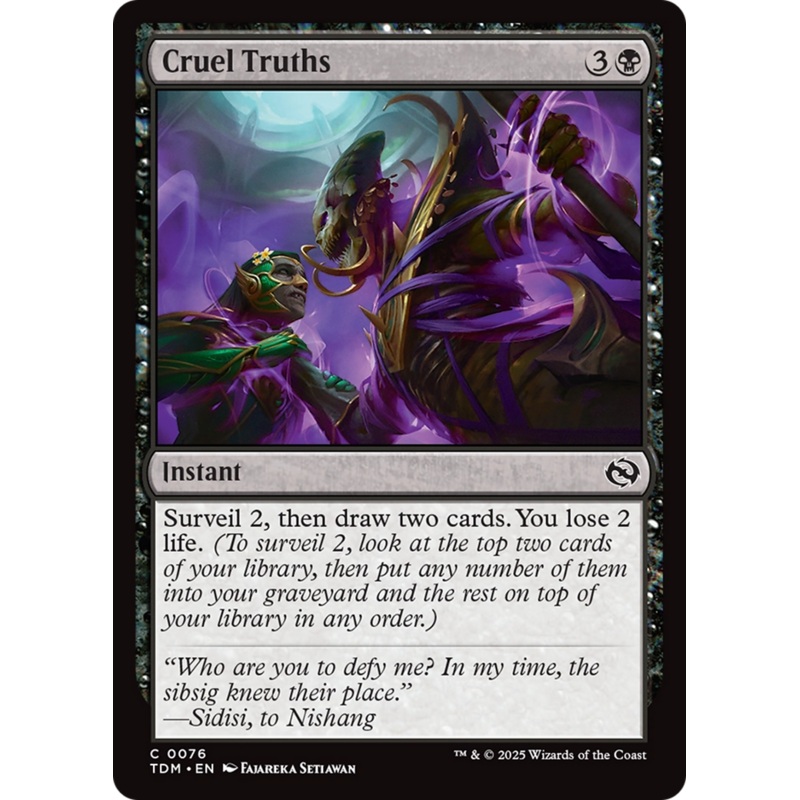 Cruel Truths [Tarkir: Dragonstorm]