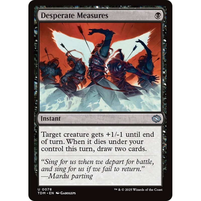 Desperate Measures [Tarkir: Dragonstorm]