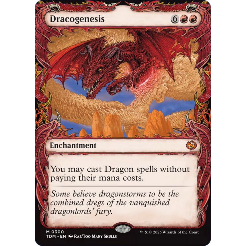 Dracogenesis (0300) (Showcase) [Tarkir: Dragonstorm]