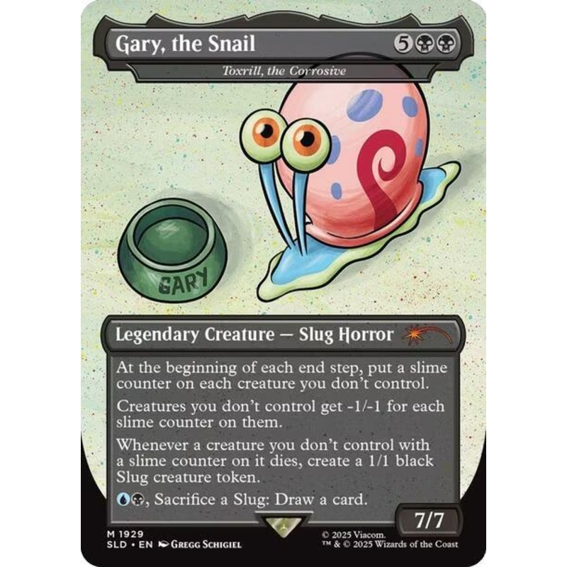 Gary, the Snail - Toxrill, the Corrosive [Secret Lair Drop Series]