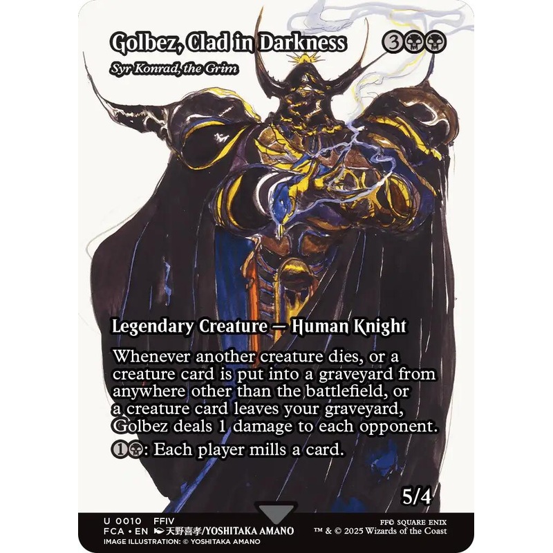 Golbez, Clad in Darkness - Syr Konrad, the Grim (Showcase) [FINAL FANTASY : Through the Ages]