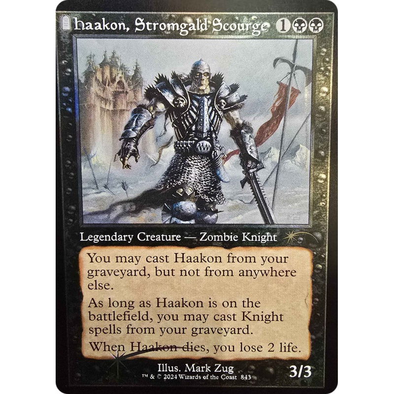 Haakon, Stromgald Scourge (Retro Frame) [Secret Lair Drop Series]