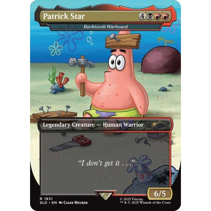 Patrick Star - Barktooth Warbeard [Secret Lair Drop Series]