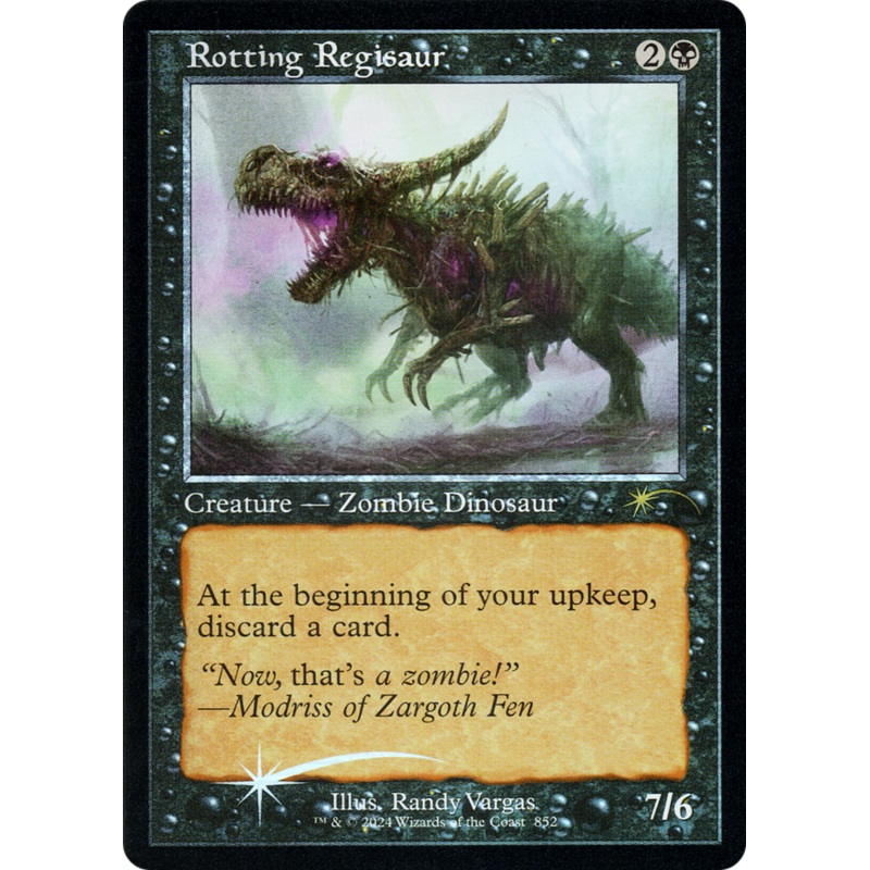 Rotting Regisaur (Retro Frame) [Secret Lair Drop Series]