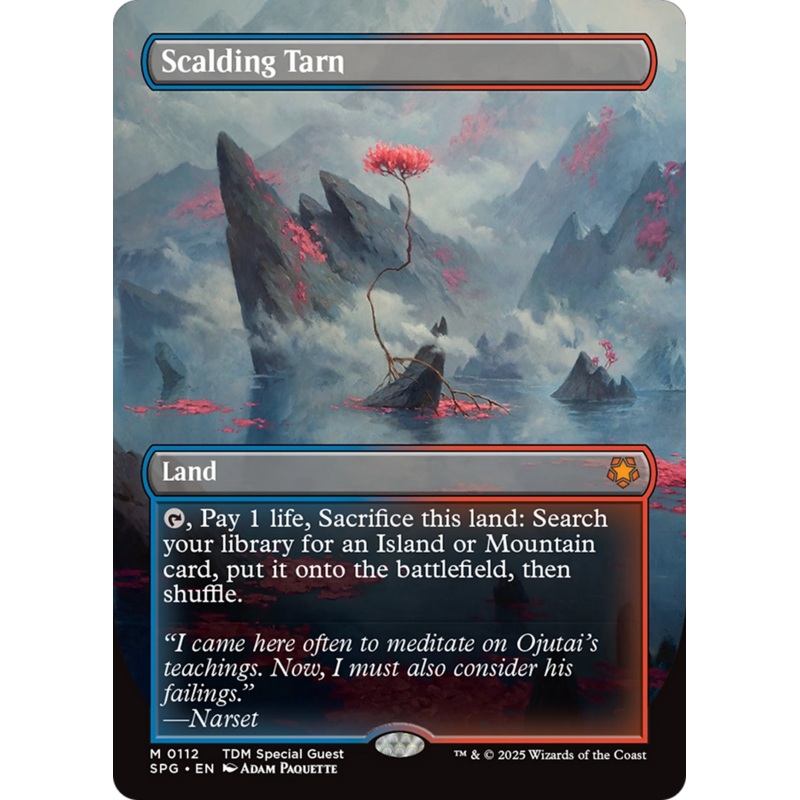 Scalding Tarn (Borderless) [Tarkir: Dragonstorm Special Guests]