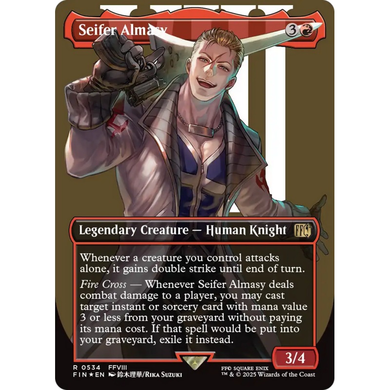 Seifer Almasy (Borderless) (Surge Foil) [FINAL FANTASY]