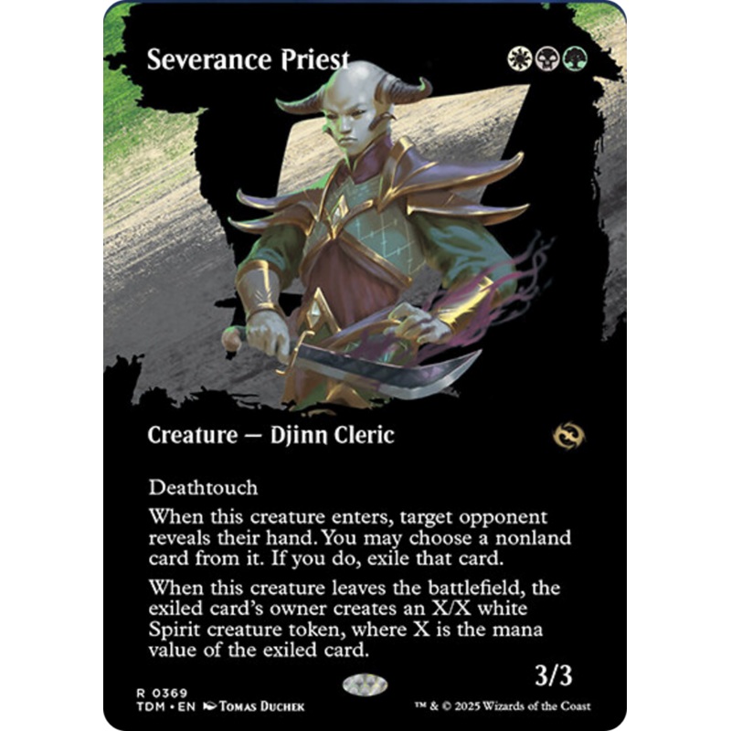 Severance Priest (Borderless) [Tarkir: Dragonstorm]