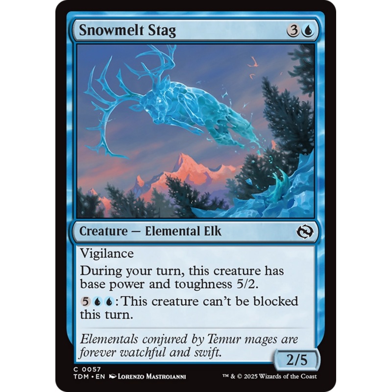 Snowmelt Stag [Tarkir: Dragonstorm]
