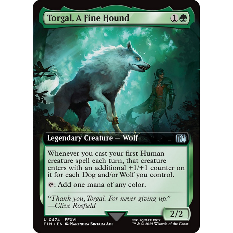 Torgal, A Fine Hound (Extended Art) [FINAL FANTASY]