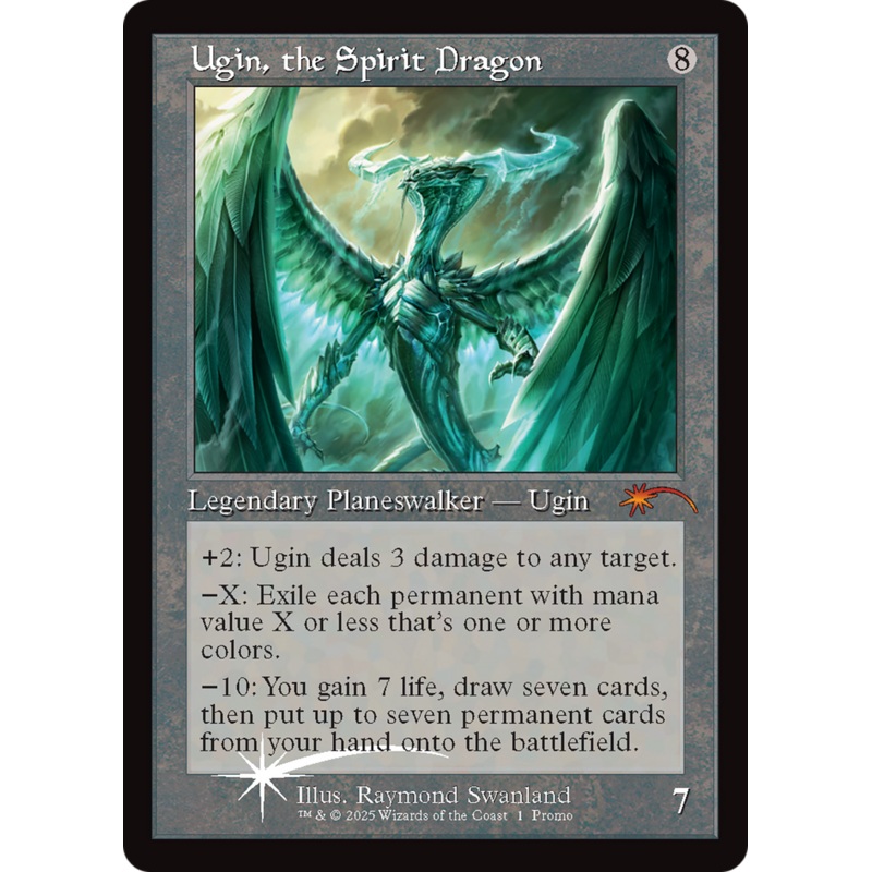Ugin, the Spirit Dragon (Retro Frame) [Secret Lair Drop Series]
