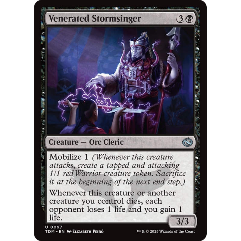 Venerated Stormsinger [Tarkir: Dragonstorm]