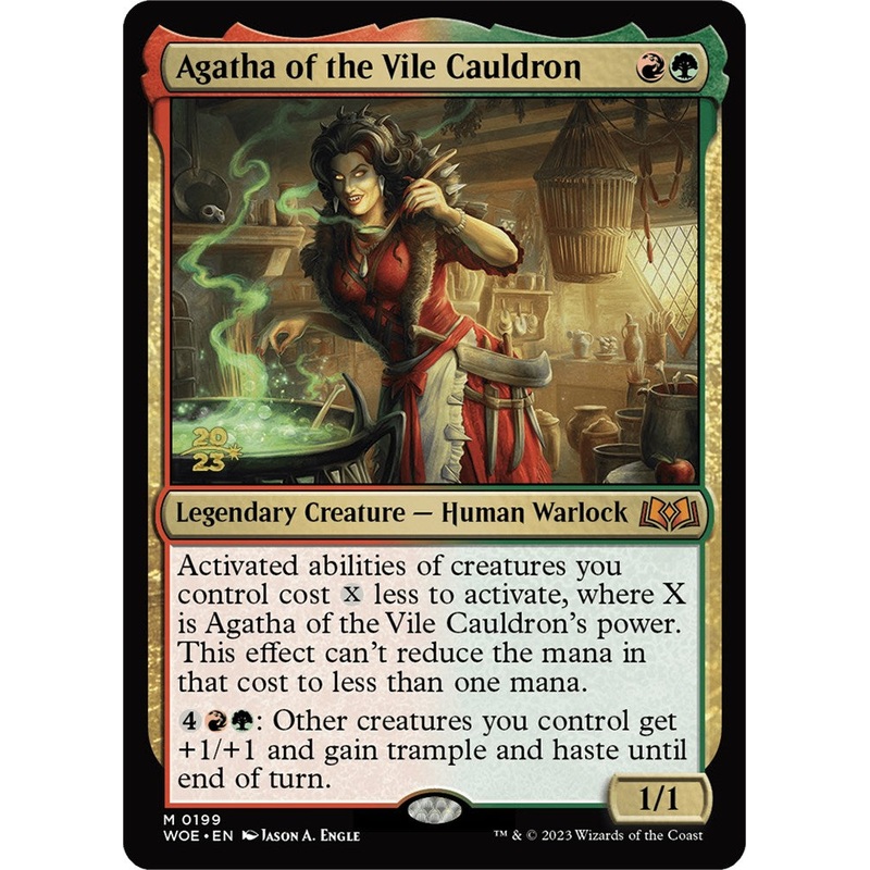 Agatha of the Vile Cauldron [Wilds of Eldraine Prerelease Promos]