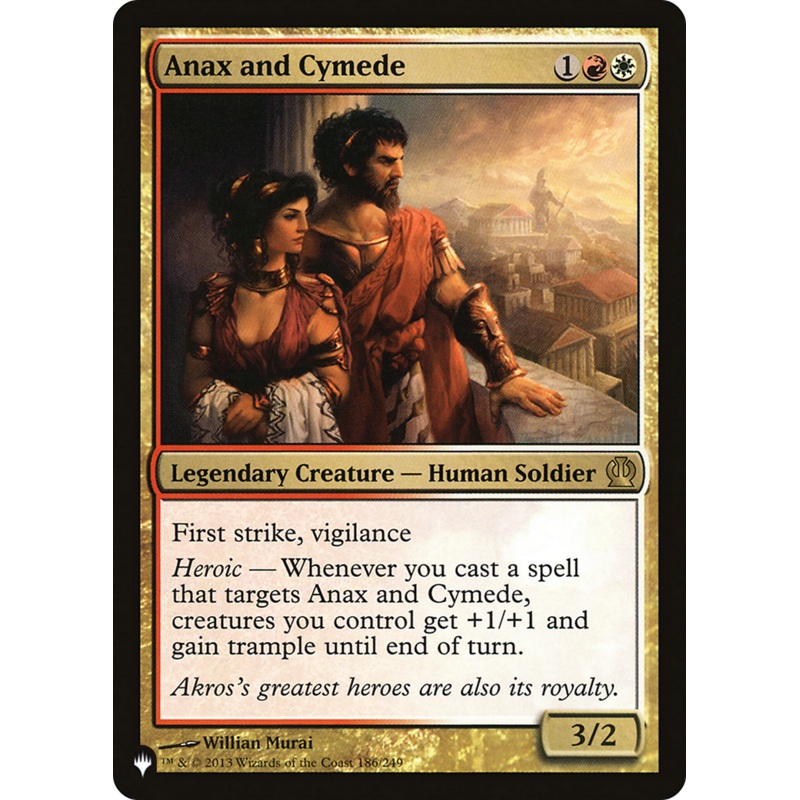 Anax and Cymede [The List]