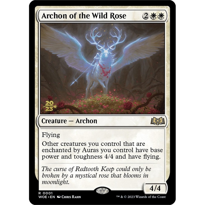 Archon of the Wild Rose [Wilds of Eldraine Prerelease Promos]