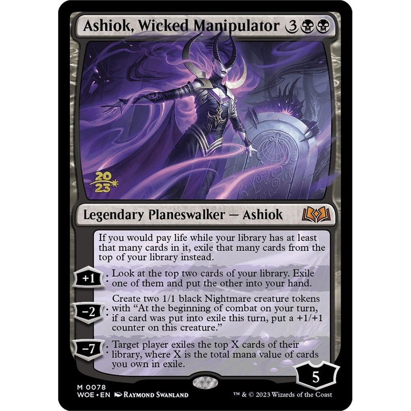 Ashiok, Wicked Manipulator [Wilds of Eldraine Prerelease Promos]