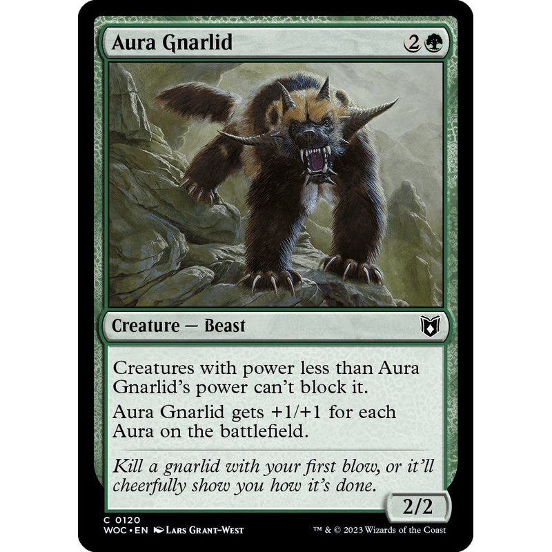 Aura Gnarlid [Wilds of Eldraine Commander]