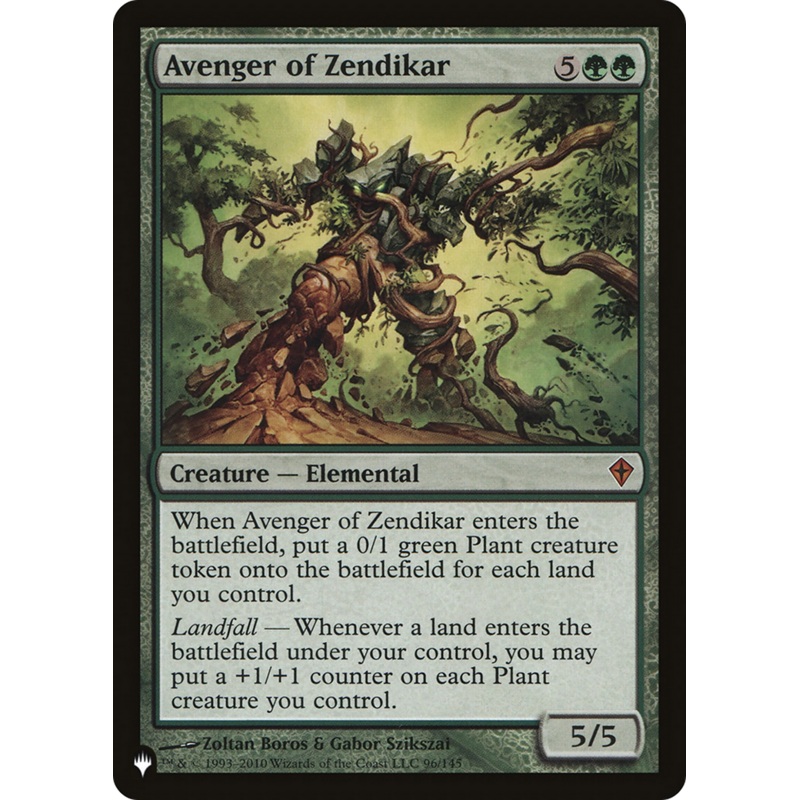 Avenger of Zendikar [The List]