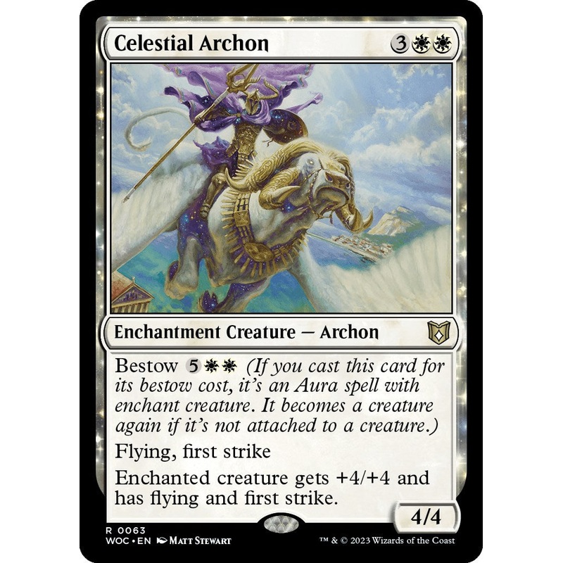 Celestial Archon [Wilds of Eldraine Commander]