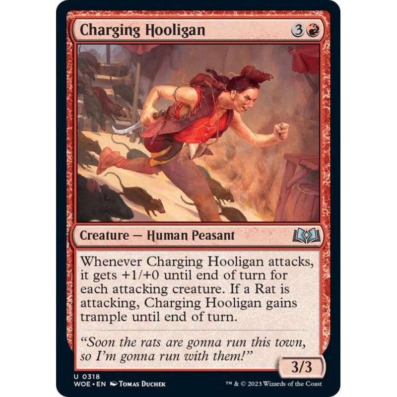 Charging Hooligan [Wilds of Eldraine]