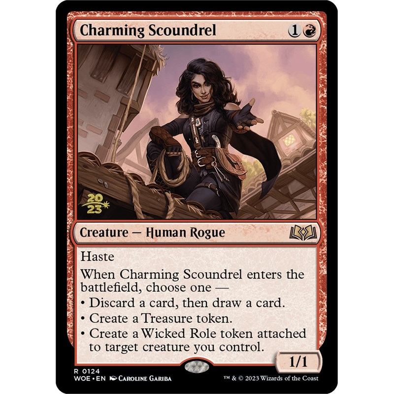 Charming Scoundrel [Wilds of Eldraine Prerelease Promos]