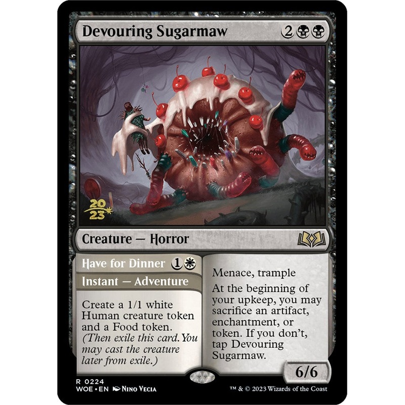 Devouring Sugarmaw // Have for Dinner [Wilds of Eldraine Prerelease Promos]