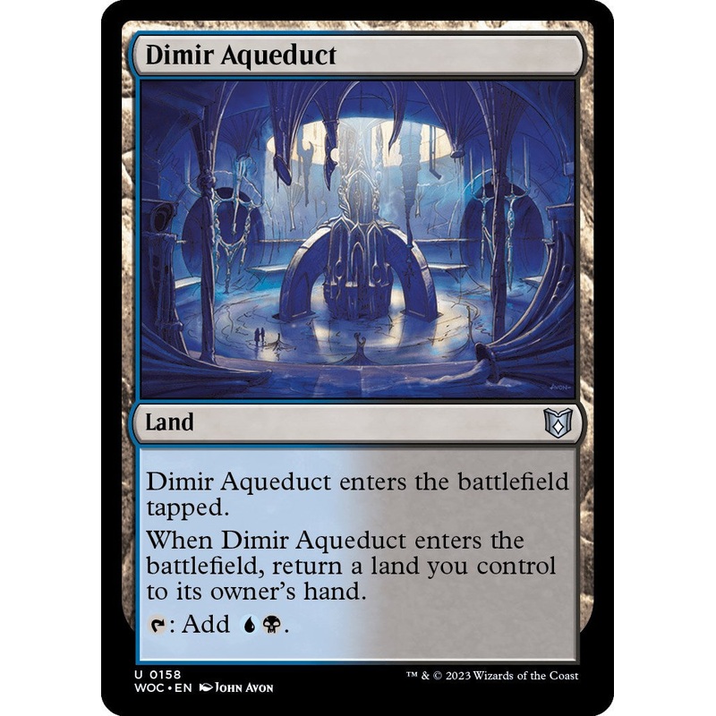 Dimir Aqueduct [Wilds of Eldraine Commander]