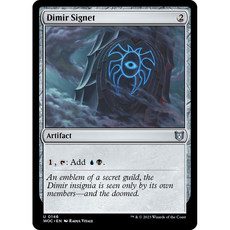 Dimir Signet [Wilds of Eldraine Commander]