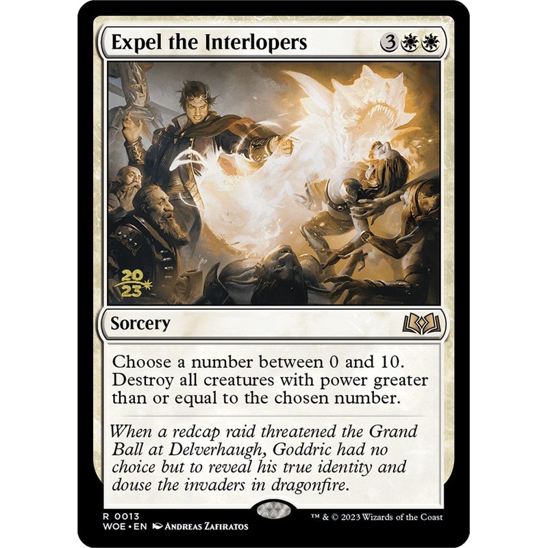Expel the Interlopers [Wilds of Eldraine Prerelease Promos]