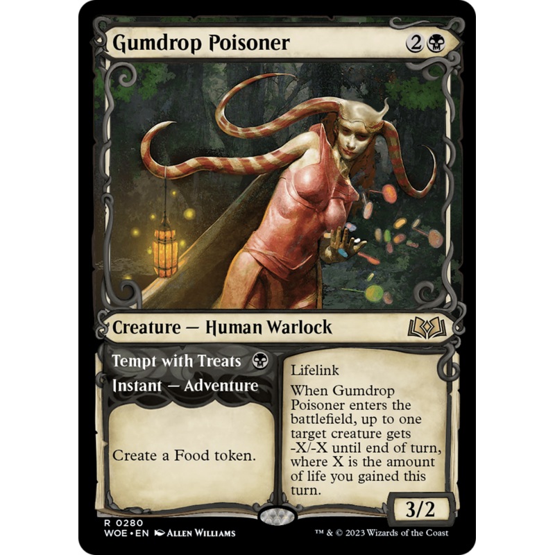 Gumdrop Poisoner // Tempt with Treats (Showcase) [Wilds of Eldraine]
