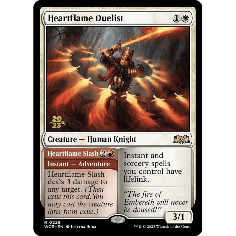 Heartflame Duelist // Heartflame Slash [Wilds of Eldraine Prerelease Promos]
