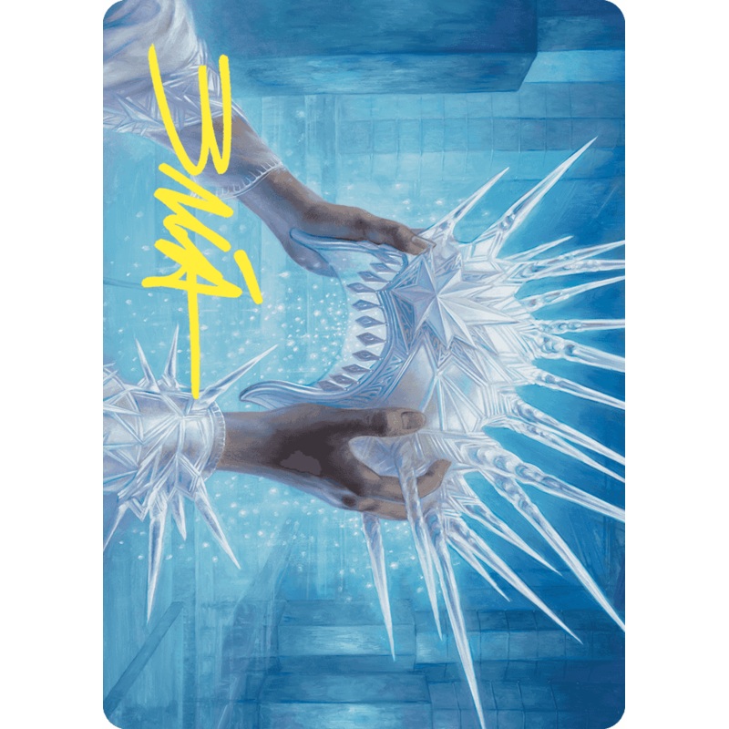Hylda's Crown of Winter Art Card (Gold-Stamped Signature) [Wilds of Eldraine Art Series]