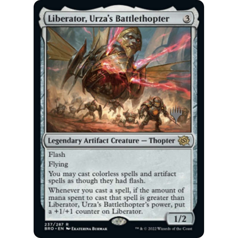 Liberator, Urza's Battlethopter (Promo Pack) [The Brothers' War Promos]
