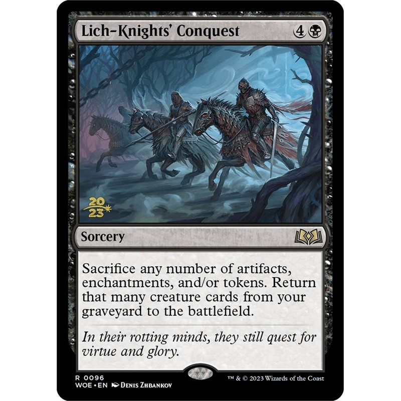 Lich-Knights' Conquest [Wilds of Eldraine Prerelease Promos]