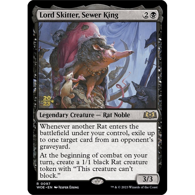 Lord Skitter, Sewer King [Wilds of Eldraine Prerelease Promos]