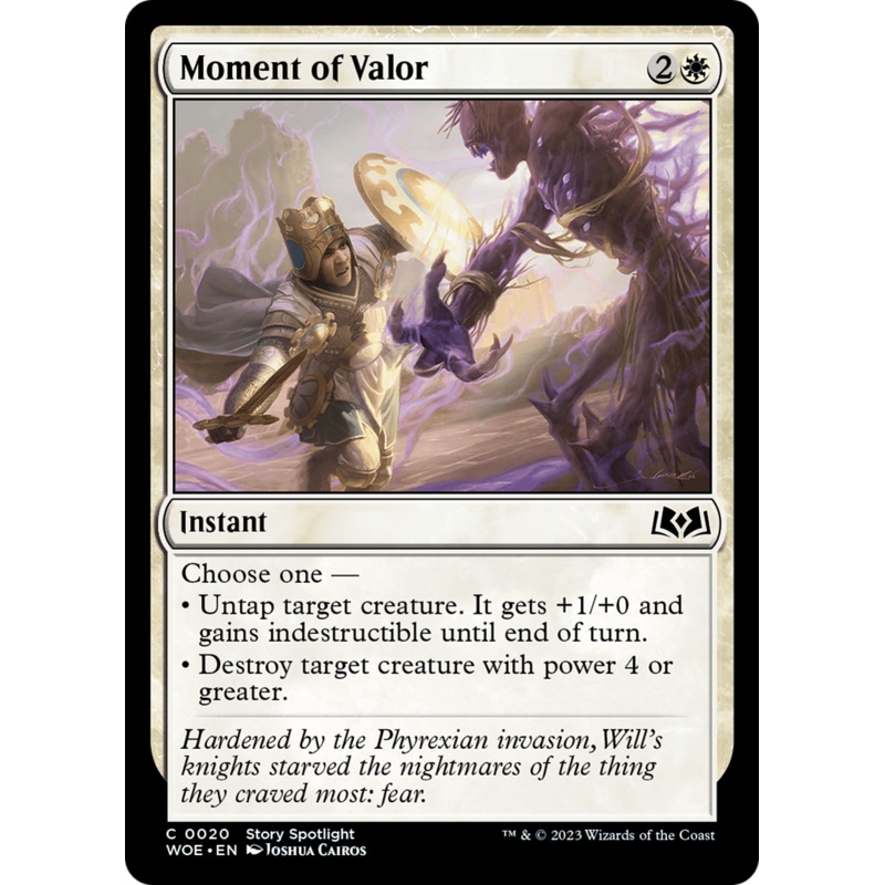 Moment of Valor [Wilds of Eldraine]
